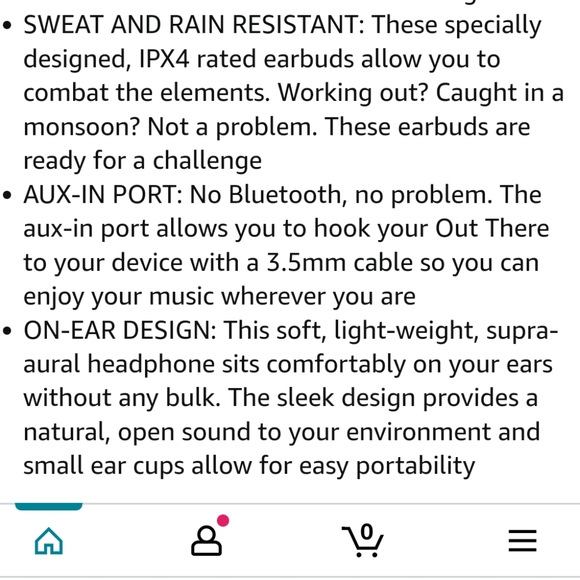 2/$75 JAM Out There wireless headphones - Picture 6 of 6